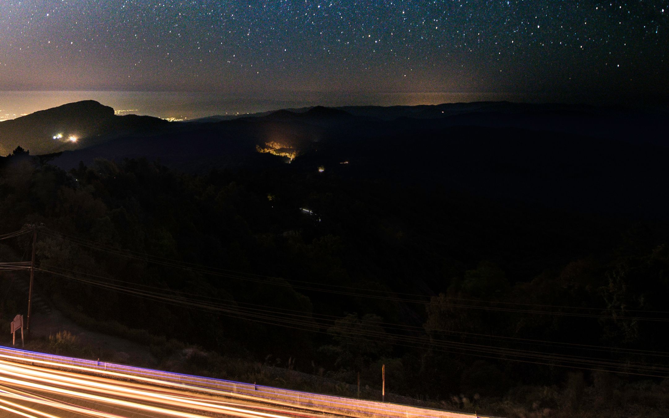 Sunset over mountain valley symbolizing clarity